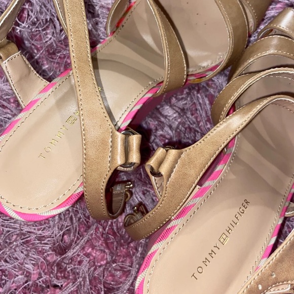 Tommy Hilfiger Pink Wedges - Picture 8 of 12
